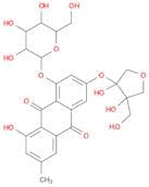 9,10-Anthracenedione, 3-(D-apio-β-D-furanosyloxy)-1-(β-D-glucopyranosyloxy)-8-hydroxy-6-methyl-