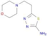 5-[2-(4-morpholinyl)ethyl]-1,3,4-thiadiazol-2-amine