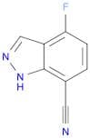 1H-Indazole-7-carbonitrile, 4-fluoro-