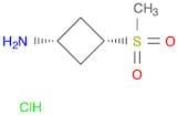cis-3-(Methylsulfonyl)cyclobutanamine hydrochloride