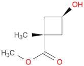 Cyclobutanecarboxylic acid, 3-hydroxy-1-methyl-, methyl ester, trans-