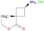 Ethyl trans-3-amino-1-methylcyclobutanecarboxylate hydrochloride