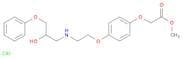 Acetic acid, 2-[4-[2-[(2-hydroxy-3-phenoxypropyl)amino]ethoxy]phenoxy]-, methyl ester, hydrochlori…