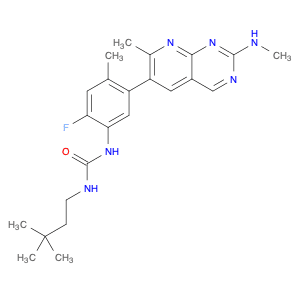 Urea, N-(3,3-dimethylbutyl)-N'-[2-fluoro-4-methyl-5-[7-methyl-2-(methylamino)pyrido[2,3-d]pyrimidi…