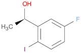 Benzenemethanol, 5-fluoro-2-iodo-α-methyl-, (αR)-