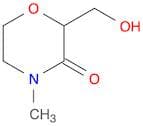 2-(Hydroxymethyl)-4-methylmorpholin-3-one