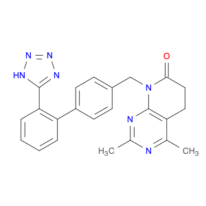 Pyrido[2,3-d]pyrimidin-7(6H)-one, 5,8-dihydro-2,4-dimethyl-8-[[2'-(2H-tetrazol-5-yl)[1,1'-biphenyl…