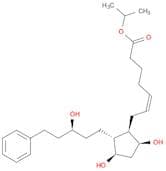 5-Heptenoic acid, 7-[(1R,2R,3R,5S)-3,5-dihydroxy-2-[(3S)-3-hydroxy-5-phenylpentyl]cyclopentyl]-, 1…