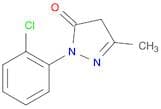 3H-Pyrazol-3-one, 2-(2-chlorophenyl)-2,4-dihydro-5-methyl-