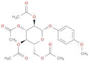 β-D-Glucopyranoside, 4-methoxyphenyl, 2,3,4,6-tetraacetate