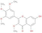 4H-1-Benzopyran-4-one, 5,7-dihydroxy-3-methoxy-2-(3,4,5-trimethoxyphenyl)-