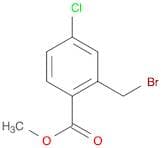 Benzoic acid, 2-(bromomethyl)-4-chloro-, methyl ester