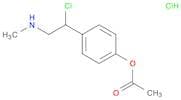 4-[1-Chloro-2-(methylamino)ethyl]phenyl acetate, HCl