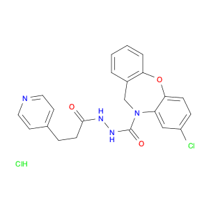 8-Chloro-N'-(3-(pyridin-4-yl)propanoyl)dibenzo[b,f][1,4]oxazepine-10(11H)-carbohydrazide hydrochlo…