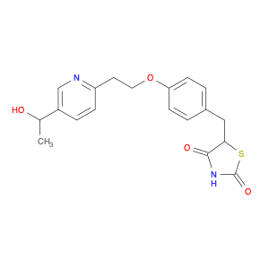 2,4-Thiazolidinedione, 5-[[4-[2-[5-(1-hydroxyethyl)-2-pyridinyl]ethoxy]phenyl]methyl]-