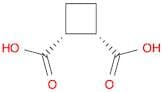 1,2-Cyclobutanedicarboxylic acid, (1R,2S)-rel-