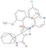 2-[[[1-(7-Chloro-4-quinolinyl)-5-(2,6-dimethoxyphenyl)-1H-pyrazol-3-yl]carbonyl]amino]tricyclo[3.3…