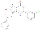 5-(3-Chlorophenyl)-3-(2-oxo-2-phenylethyl)pyrazolo[1,5-a]pyrimidine-2,7(1H,4H)-dione