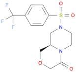 (R)-8-((4-(Trifluoromethyl)phenyl)sulfonyl)hexahydropyrazino[2,1-c][1,4]oxazin-4(3H)-one
