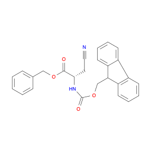 Benzyl (s)-2-fmoc-amino-3-cyanopropanoate