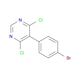 5-(4-BROMOPHENYL)-4,6-DICHLOROPYRIMIDINE