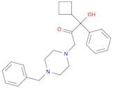 2-Propanone, 1-cyclobutyl-1-hydroxy-1-phenyl-3-[4-(phenylmethyl)-1-piperazinyl]-