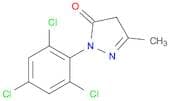 3H-Pyrazol-3-one, 2,4-dihydro-5-methyl-2-(2,4,6-trichlorophenyl)-