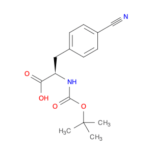 D-Phenylalanine, 4-cyano-N-[(1,1-dimethylethoxy)carbonyl]-