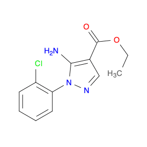1H-Pyrazole-4-carboxylic acid, 5-amino-1-(2-chlorophenyl)-, ethyl ester
