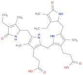 21H-Biline-8,12-dipropanoic acid, 2,17-diethyl-1,4,5,10,15,16,19,22,23,24-decahydro-3,7,13,18-tetr…