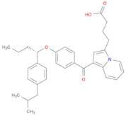 3-Indolizinebutanoic acid, 1-[4-[(1S)-1-[4-(2-methylpropyl)phenyl]butoxy]benzoyl]-
