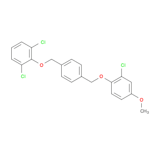 Benzene, 1-[(2-chloro-4-methoxyphenoxy)methyl]-4-[(2,6-dichlorophenoxy)methyl]-