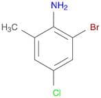 Benzenamine, 2-bromo-4-chloro-6-methyl-
