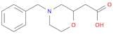 2-Morpholineacetic acid, 4-(phenylmethyl)-