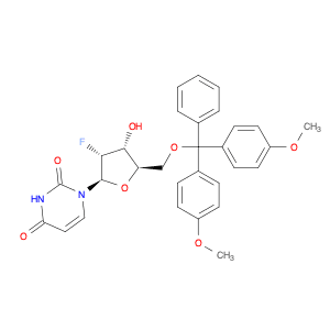 Uridine, 5'-O-[bis(4-methoxyphenyl)phenylmethyl]-2'-deoxy-2'-fluoro-
