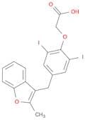 Acetic acid, 2-[2,6-diiodo-4-[(2-methyl-3-benzofuranyl)methyl]phenoxy]-
