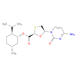 (2R,5S)-L-Menthyl-5-(4-amino-2-oxo-1(2h)-pyrimidinyl)-1,3-oxathiolane-2-carboxylate