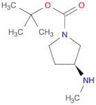1-Pyrrolidinecarboxylic acid, 3-(methylamino)-, 1,1-dimethylethyl ester, (3S)-
