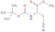 L-Alanine, 3-cyano-N-[(1,1-dimethylethoxy)carbonyl]-, methyl ester
