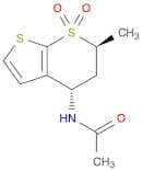 Acetamide, N-(5,6-dihydro-6-methyl-7,7-dioxido-4H-thieno[2,3-b]thiopyran-4-yl)-, (4S-trans)-