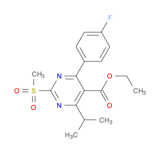 Ethyl 4-(4-Fluorophenyl)-6-isopropyl-2-(methylsulfonyl)pyrimidine-5-carboxylate