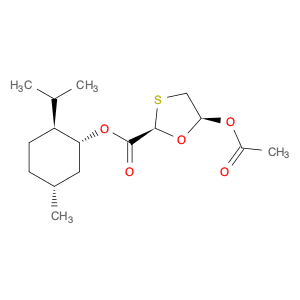 (2R,5S)-(1R,2S,5R)-2-Isopropyl-5-methylcyclohexyl 5-acetoxy-1,3-oxathiolane-2-carboxylate