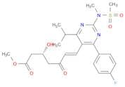 Methyl (+)-(3r)-7-[4-(4-fluorophenyl)-6-isopropyl-2-(n-methyl-n-methanesulfonylamino)pyrimidin-5-y…