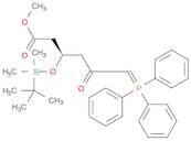 Hexanoic acid, 3-[[(1,1-dimethylethyl)dimethylsilyl]oxy]-5-oxo-6-(triphenylphosphoranylidene)-, me…