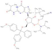 Guanosine, 5'-O-[bis(4-methoxyphenyl)phenylmethyl]-2'-O-[(1,1-dimethylethyl)dimethylsilyl]-N-(2-me…