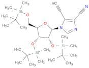 1H-Imidazole-4-carbonitrile, 5-ethynyl-1-[2,3,5-tris-O-[(1,1-dimethylethyl)dimethylsilyl]-β-D-ribo…
