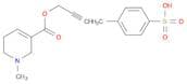 3-Pyridinecarboxylic acid, 1,2,5,6-tetrahydro-1-methyl-, 2-propyn-1-yl ester, 4-methylbenzenesulfo…