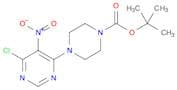 1-Piperazinecarboxylic acid, 4-(6-chloro-5-nitro-4-pyrimidinyl)-, 1,1-dimethylethyl ester