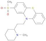 10H-Phenothiazine, 10-[2-(1-methyl-2-piperidinyl)ethyl]-2-(methylsulfonyl)-