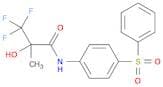 Propanamide, 3,3,3-trifluoro-2-hydroxy-2-methyl-N-[4-(phenylsulfonyl)phenyl]-